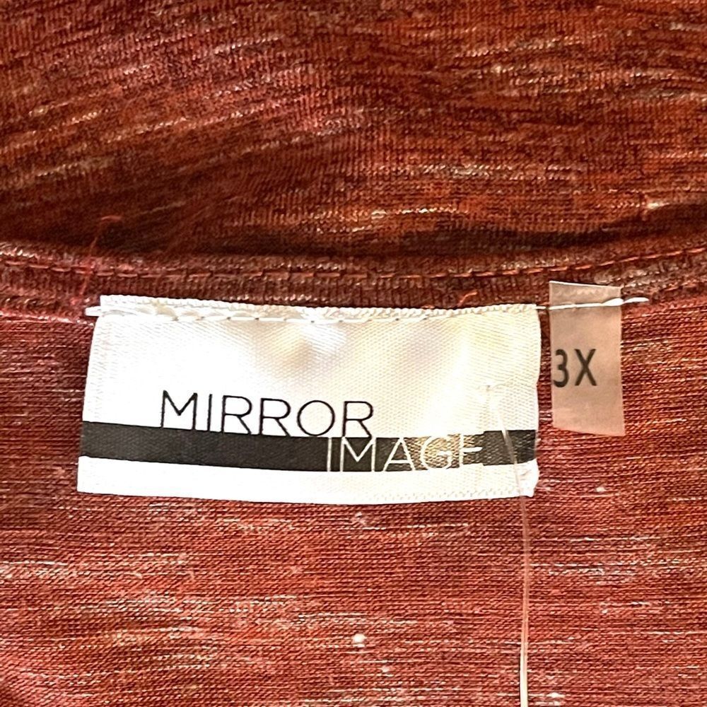 Rust Tunic By Mirror Image Relaxed Fit - Picture 5 of 7